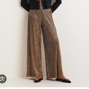 Boden metallic party pants